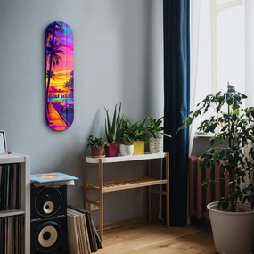 Miami üvegkép, 20×80 cm