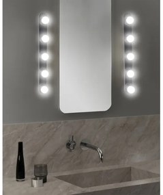 ONLI - Fali lámpa HOLLYWOOD 5xE14/6W/230V fekete