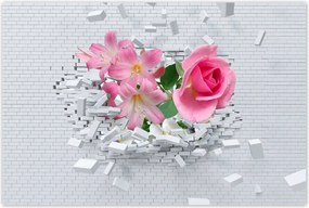 Poszterek 120x80 Virágos tágulás Fal