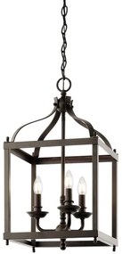Kichler - Csillár láncon LARKIN 3xE14/60W/230V antracit