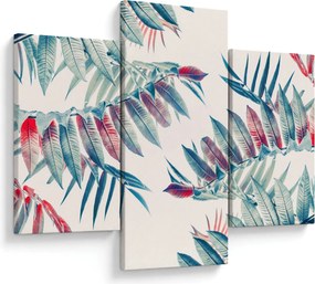 Kép - Trópusi levelek (90x60 cm)