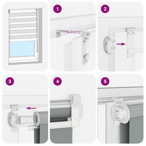 zebrafüggönnyel márványbézs szövetszélesség 40,9 cm poliészter