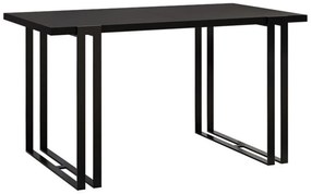 Asztal Comfivo 179Fekete, 76x80x140cm, Hosszabbíthatóság, Laminált forgácslap, Fém