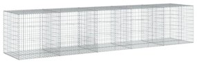horganyzott vas gabion kosár fedéllel 500 x 100 x 100 cm
