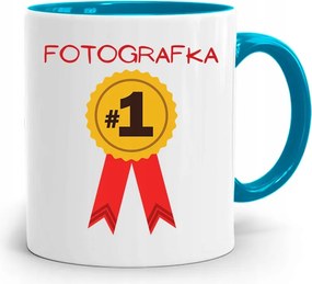 Kék Fotós Bögre Első Számú Ajándék fényképes nyomattal