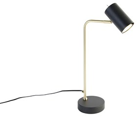 Modern asztali lámpa fekete arannyal - Beata