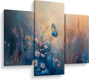Kép - Rét pillangóval (90x60 cm)
