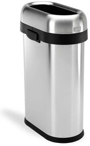 Rozsdamentes acél szemetes 50 l - simplehuman