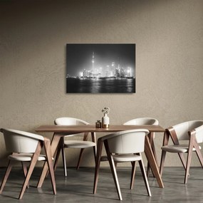 Modern felhőkarcolók képe (üvegen) (70x50 cm)
