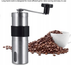 Kézi Kávé- És Fűszerdaráló Rozsdamentes Acél B1966