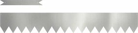 vidaXL Fűszegélyezés 20 pcs Ezüst 100 x 0.05 x 20 cm Horganyzott acél