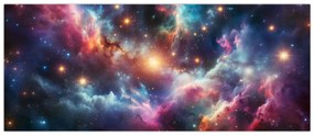 Kép - Sötét univerzum (120x50 cm)
