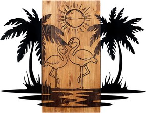Hawaii fém fali dekoráció, 74×57,5 cm – TR279ENZ1851