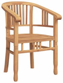 Kerti székek 2 pcs Barna 63 x 58 x 89 cm Tömör tíkfa