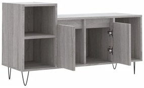 szürke sonoma színű szerelt fa TV-szekrény 100x35x55 cm