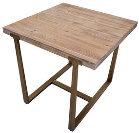 Natúr színű étkezőasztal 80x80 cm Ankara – Mauro Ferretti