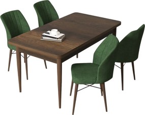 Arp étkezőgarnitúra, barokk-khaki, 110 cm