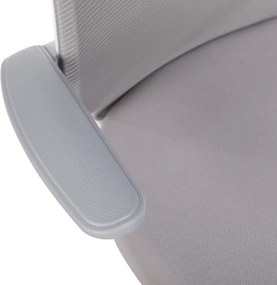 Irodai szék, szürke/fehér, PASTURA