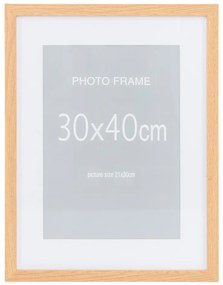 Marbella képkeret szett, 7 db fekete és 8 db natúr 30X40 cm