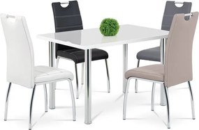 Étkezőszék, fehér, műbőr, HC-484 WT