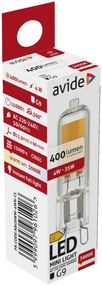 Avide LED 4W G9 400LM COB WW 3000K