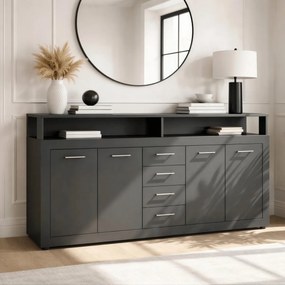 BLAGO komód 190 cm antracit