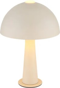 Globo 50670122 Asztali lámpa, matt homokszínű fém, fekete PVC kábel, billenőkapcsoló a kábelen, ø: 200 mm, M: 285 mm, kábelhossz: 1500 mm, 1xE14 25W 230V izzó nélkül