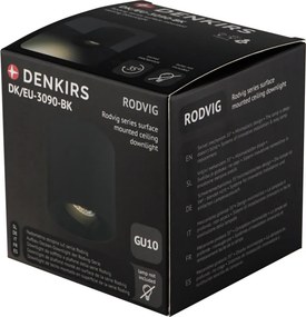 Rodvig series surface mounted ceiling downlight — DK/EU-3090-BK