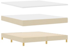 Box Spring Ágy Matraccal Krém 180x200 cm Háló