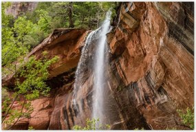 Poszterek 120x80 Gyönyörű vízesés Hegyek