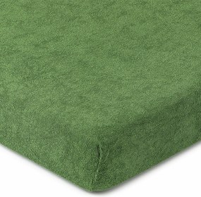 4Home frottír lepedő olivazöld, 160 x 200 cm, 160 x 200 cm