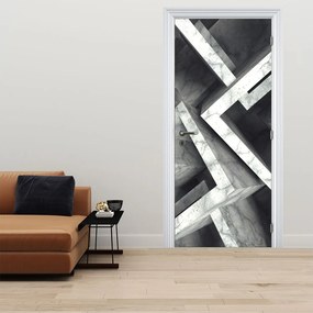 Fotótapéta ajtóra - Kocka absztrakció (95x205cm)