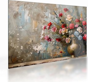 Üveg kép - Virágváza (70x50 cm)