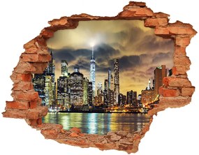 3d fali matrica lyuk a falban Manhattan new york city nd-c-120089530