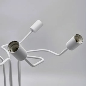 Felületre szerelhető csillár  MATYLDA 5xE27/60W/230V fehér