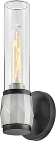 Hinkley lighting klasszikus fali lámpa ellison fekete nikkel átlátszó elshk-ellison1-bk-bn IP44