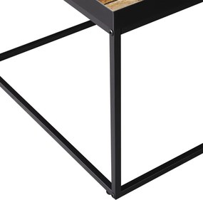 Dohányzóasztal 60 × 60 × 45 cm, MDF, öregfa