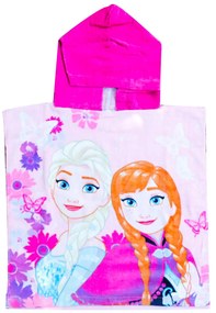 Disney Frozen/Jégvarázs 1. gyerek strandtörölköző poncsó