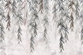 Kép - Fűzfa gallyak szürke vakolatban (90x60 cm)
