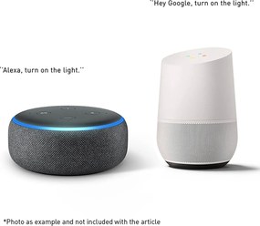 Okos fali lámpa fekete 8 cm, Wi-Fi-vel G9-es foglalattal - Transfer