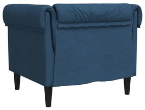 vidaXL kék szövet Chesterfield kanapé