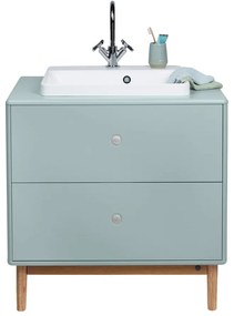 Color Bath világoszöld szekrény mosdókagylóval, csaptelep nélkül 80x62 cm - Tom Tailor for Tenzo