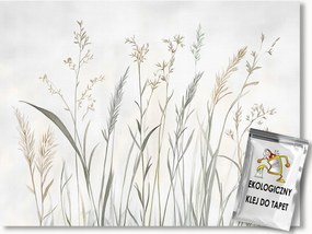 Fotótapéta Flizelina Természet Fű Rét Scandi Boho 200x140 ragasztó