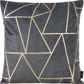 Dekoratív párnahuzat BLINK-29 45x45 Eurofirany acél/világos arany