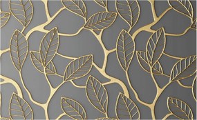 Design fotótapéta Flizelin falra Elegáns levelek 416x254 Ragasztó