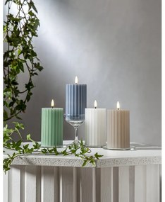 LED gyertya (magasság 15 cm) Flamme Stripe – Star Trading