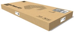 Kerti ház G21 GRAH 700 - 340 x 206 cm, metál szürke