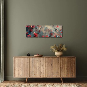 Kép - Farkas mák (órával) (90x30 cm)