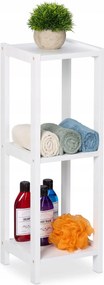 Álló Polc Konyhai Fürdőszoba Polc 3 Polc Fehér