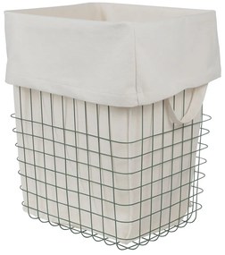 Zöld fém-textil szennyeskosár 64 l Store-It – Mette Ditmer Denmark